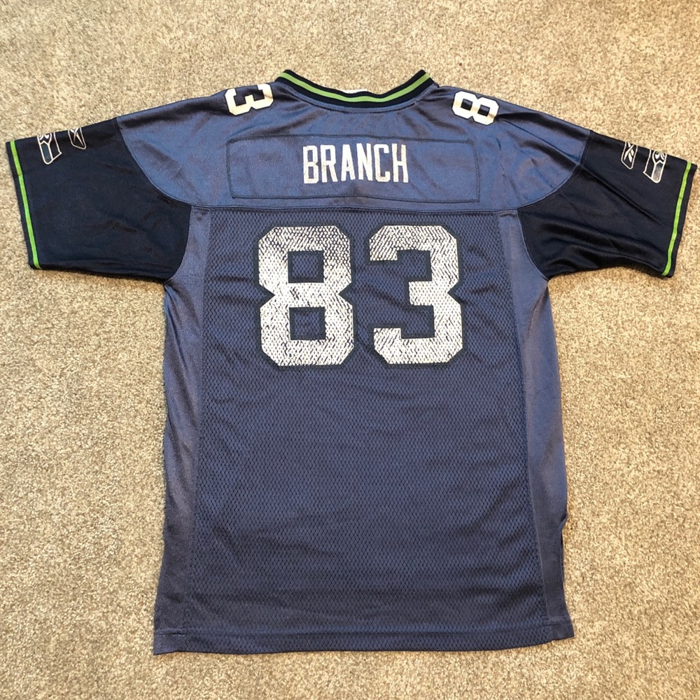 Vintage Reebok Seahawks Jersey #83 Branch Football - Picture 5 of 7